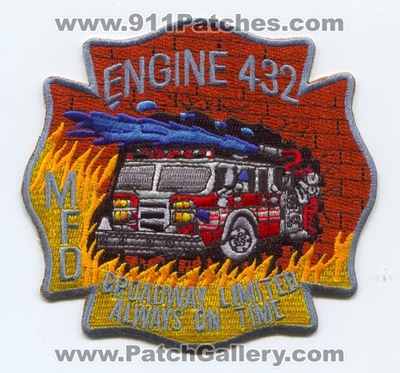 Malverne Fire Department Engine 432 Patch (New York)
Scan By: PatchGallery.com
Keywords: dept. mfd m.f.d. company co. station broadway limited always on time