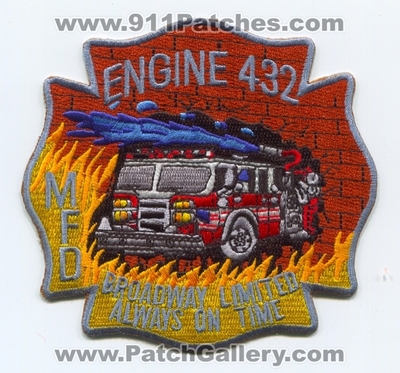 Malverne Fire Department Engine 432 Patch (New York)
Scan By: PatchGallery.com
Keywords: dept. mfd m.f.d. company co. station broadway limited always on time