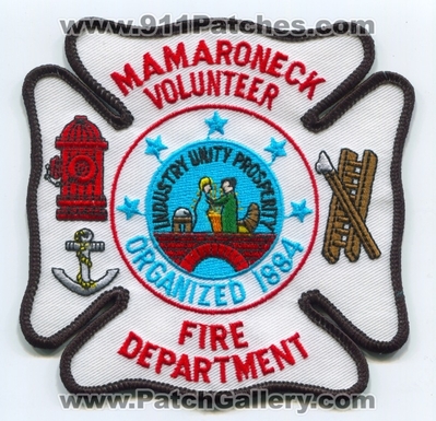 Mamaroneck Volunteer Fire Department Patch (New York)
Scan By: PatchGallery.com
Keywords: vol. dept.