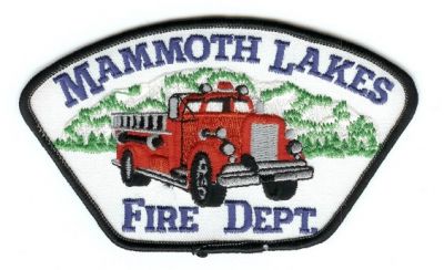 Mammoth Lakes Fire Dept
Thanks to PaulsFirePatches.com for this scan.
Keywords: california department