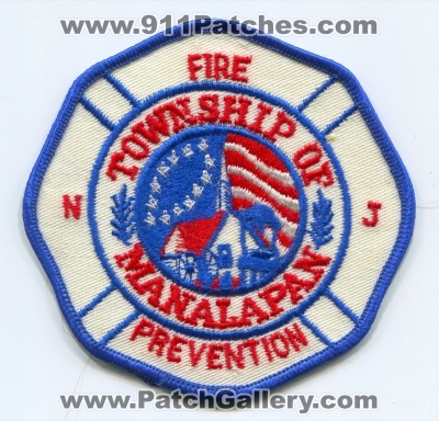 Manalapan Township Fire Department Prevention Patch (New Jersey)
Scan By: PatchGallery.com
Keywords: twp. of dept.