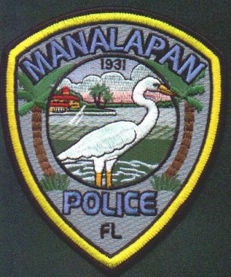 Manalapan Police
Thanks to EmblemAndPatchSales.com for this scan.
Keywords: florida