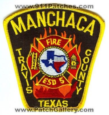 Manchaca Fire Department Emergency Service District 5 Patch (Texas)
Scan By: PatchGallery.com
Keywords: dept. esd dist. travis county co.