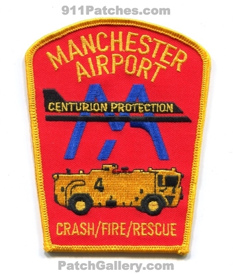 Manchester Airport Crash Fire Rescue Department Patch (New Hampshire)
Scan By: PatchGallery.com
Keywords: cfr dept. arff aircraft firefighter firefighting centurion protection 4