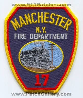 Manchester Fire Department 17 Patch (New York)
Scan By: PatchGallery.com
Keywords: dept. n.y.