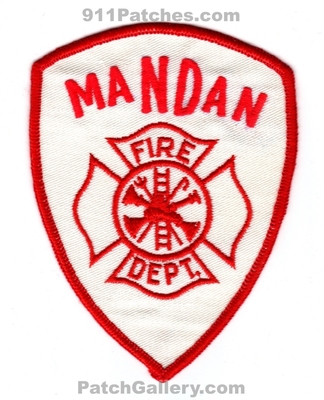 Mandan Fire Department Patch (North Dakota)
Scan By: PatchGallery.com
Keywords: dept.