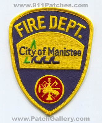 Manistee Fire Department Patch (Michigan)
Scan By: PatchGallery.com
Keywords: city of dept.