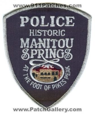 Manitou Springs Police Department (Colorado)
Scan By: PatchGallery.com
Keywords: historic