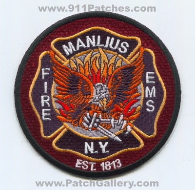 Manlius Fire Department Patch (New York)
Scan By: PatchGallery.com
Keywords: dept. ems est. 1813