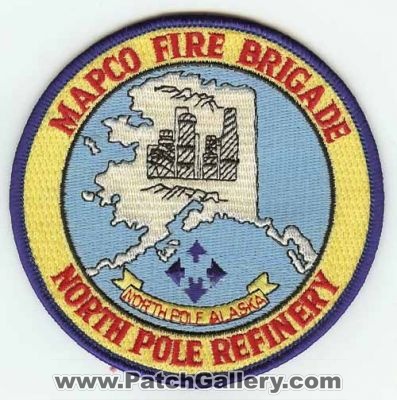 Mapco Fire Brigade
Thanks to PaulsFirePatches.com for this scan.
Keywords: alaska north pole refinery