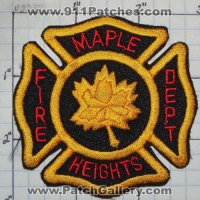 Maple Heights Fire Department (Ohio)
Thanks to swmpside for this picture.
Keywords: dept.