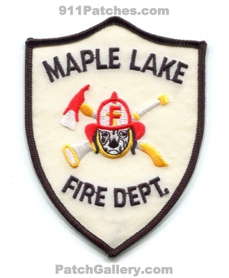 Maple Lake Fire Department Patch (Minnesota)
Scan By: PatchGallery.com
Keywords: dept.