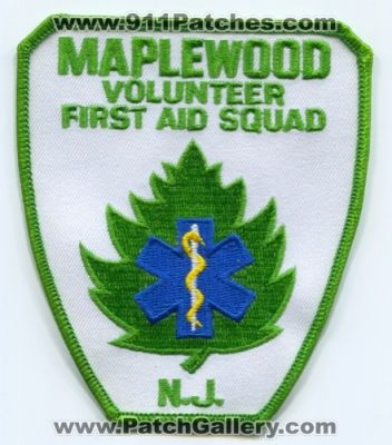 Maplewood Volunteer First Aid Squad (New Jersey)
Scan By: PatchGallery.com
Keywords: ems