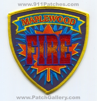 Maplewood Fire Department Patch (Minnesota)
Scan By: PatchGallery.com
Keywords: dept.