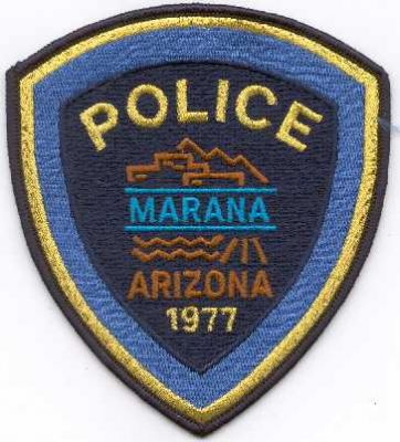 Marana Police
Thanks to Scott McDairmant for this scan.
Keywords: arizona