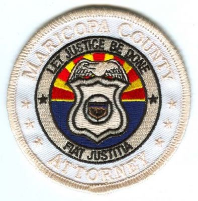 Maricopa County Sheriff Attorney (Arizona)
Scan By: PatchGallery.com

