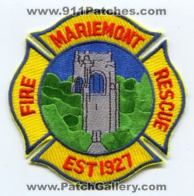 Mariemont Fire Rescue Department Patch (Ohio)
Scan By: PatchGallery.com
Keywords: dept.