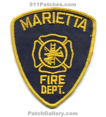Marietta Fire Department Patch (Ohio)
Scan By: PatchGallery.com
Keywords: dept.