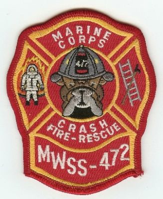 Marine Corps Crash Fire Rescue MWSS-472 Dobbins Air Force Base (Georgia)
Thanks to PaulsFirePatches.com for this scan.
Keywords: wing support squadron atlanta nas naval air station us navy