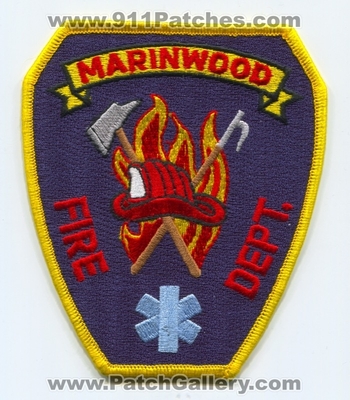 Marinwood Fire Department Patch (California)
Scan By: PatchGallery.com
Keywords: dept.