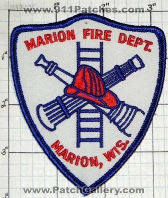 Marion Fire Department (Wisconsin)
Thanks to swmpside for this picture.
Keywords: dept. wis.