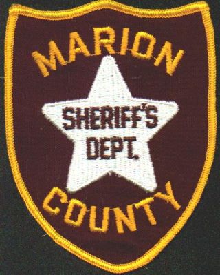 Marion County Sheriff's Dept
Thanks to EmblemAndPatchSales.com for this scan.
Keywords: florida sheriffs department
