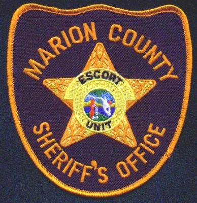 Marion County Sheriff's Office Escort Unit
Thanks to EmblemAndPatchSales.com for this scan.
Keywords: florida sheriffs