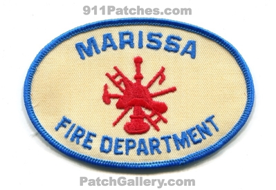 Marissa Fire Department Patch (Illinois)
Scan By: PatchGallery.com

