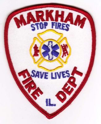 Markham Fire Dept
Thanks to Michael J Barnes for this scan.
Keywords: illinois department