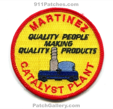 Martinez Oil Refinery Catalyst Plant Patch (California)
Scan By: PatchGallery.com
Keywords: gas petroleum industrial quality people making products