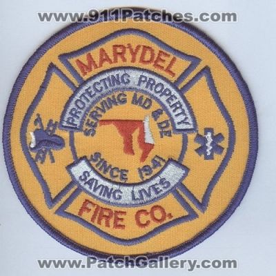 Marydel Fire Company (Delaware)
Thanks to Brent Kimberland for this scan.
Keywords: co. maryland