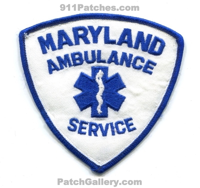 Maryland Ambulance Service Patch (Maryland)
Scan By: PatchGallery.com
Keywords: emergency medical services ems emt paramedic