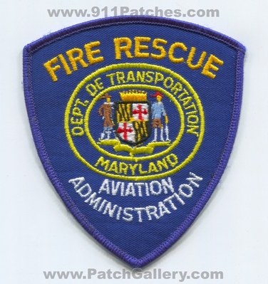 Maryland Aviation Administration Fire Rescue Department Patch (Maryland)
Scan By: PatchGallery.com
Keywords: dept. of transportation dot arff aircraft airport firefighter firefighting cfr crash