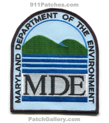 Maryland Department of the Environment MDE Patch (Maryland)
Scan By: PatchGallery.com
Keywords: dept. air water