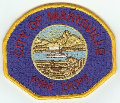 Marysville Fire Dept
Thanks to PaulsFirePatches.com for this scan.
Keywords: california department city of