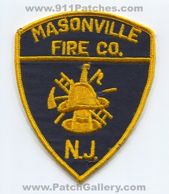 Masonville Fire Company Patch (New Jersey)
Scan By: PatchGallery.com
Keywords: co. department dept. n.j.