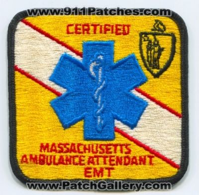Massachusetts State Certified Ambulance Attendant EMT (Massachusetts)
Scan By: PatchGallery.com
Keywords: emergency medical technician ems