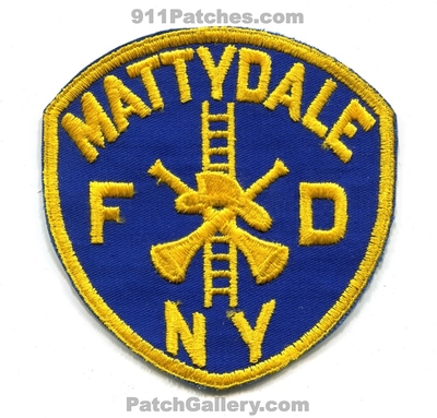 Mattydale Fire Department Patch (New York)
Scan By: PatchGallery.com
Keywords: dept.
