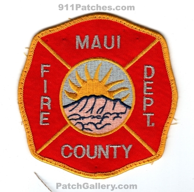 Maui County Fire Department Patch (Hawaii)
Scan By: PatchGallery.com
Keywords: co. dept.