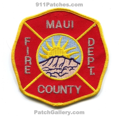 Maui County Fire Department Patch (Hawaii)
Scan By: PatchGallery.com
Keywords: co. dept.
