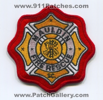 Mauldin Fire Rescue Department Patch (South Carolina)
Scan By: PatchGallery.com
Keywords: dept. s.c.