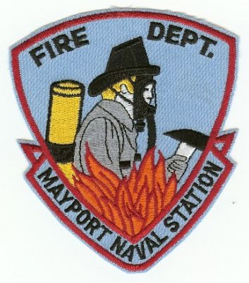 Mayport Naval Station Fire Dept
Thanks to PaulsFirePatches.com for this scan.
Keywords: florida department nas air us navy