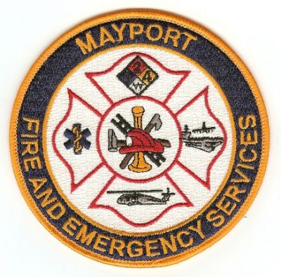 Mayport Fire and Emergency Services
Thanks to PaulsFirePatches.com for this scan.
Keywords: florida naval air station nas us navy