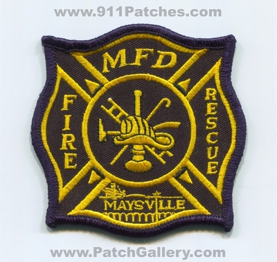 Maysville Fire Rescue Department Patch (Kentucky)
Scan By: PatchGallery.com
Keywords: dept. mfd