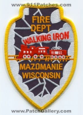 Mazomanie Fire Department (Wisconsin)
Scan By: PatchGallery.com
Keywords: dept. walking iron