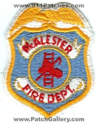 McAlester Fire Department (Oklahoma)
Scan By: PatchGallery.com
Keywords: dept.