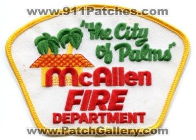 McAllen Fire Department (Texas)
Scan By: PatchGallery.com
Keywords: dept. the city of palms