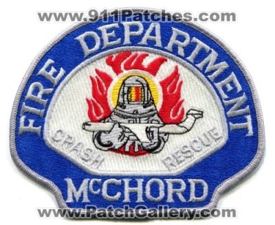 McChord Air Force Base AFB Fire Department Crash Rescue USAF Military Patch (Washington)
Scan By: PatchGallery.com
Keywords: dept. cfr arff aircraft airport firefighter firefighting