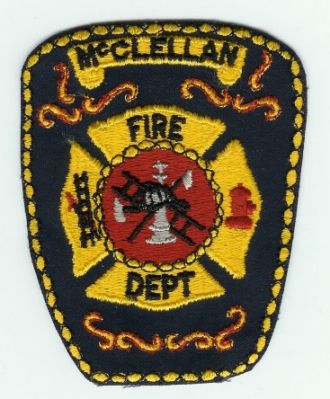 McClellan Fire Dept
Thanks to PaulsFirePatches.com for this scan.
Keywords: california department usaf air force