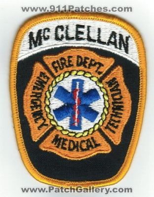 McClellan AFB Fire Department Emergency Medical Technician (California)
Thanks to Paul Howard for this scan.
Keywords: air force base usaf dept. emt